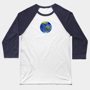 You Are Here: Cosmic Marble Baseball T-Shirt